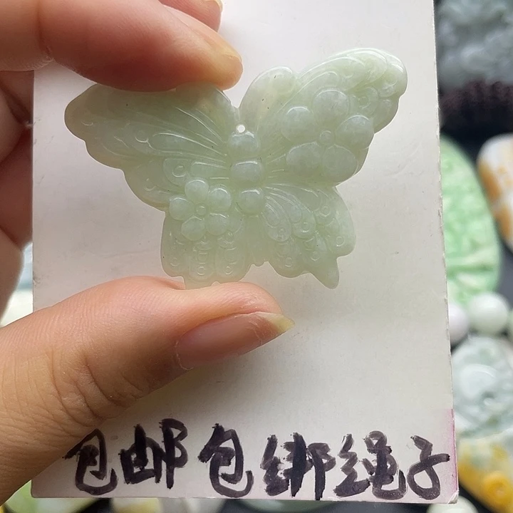 颈饰未镶嵌翡翠天然翡翠
