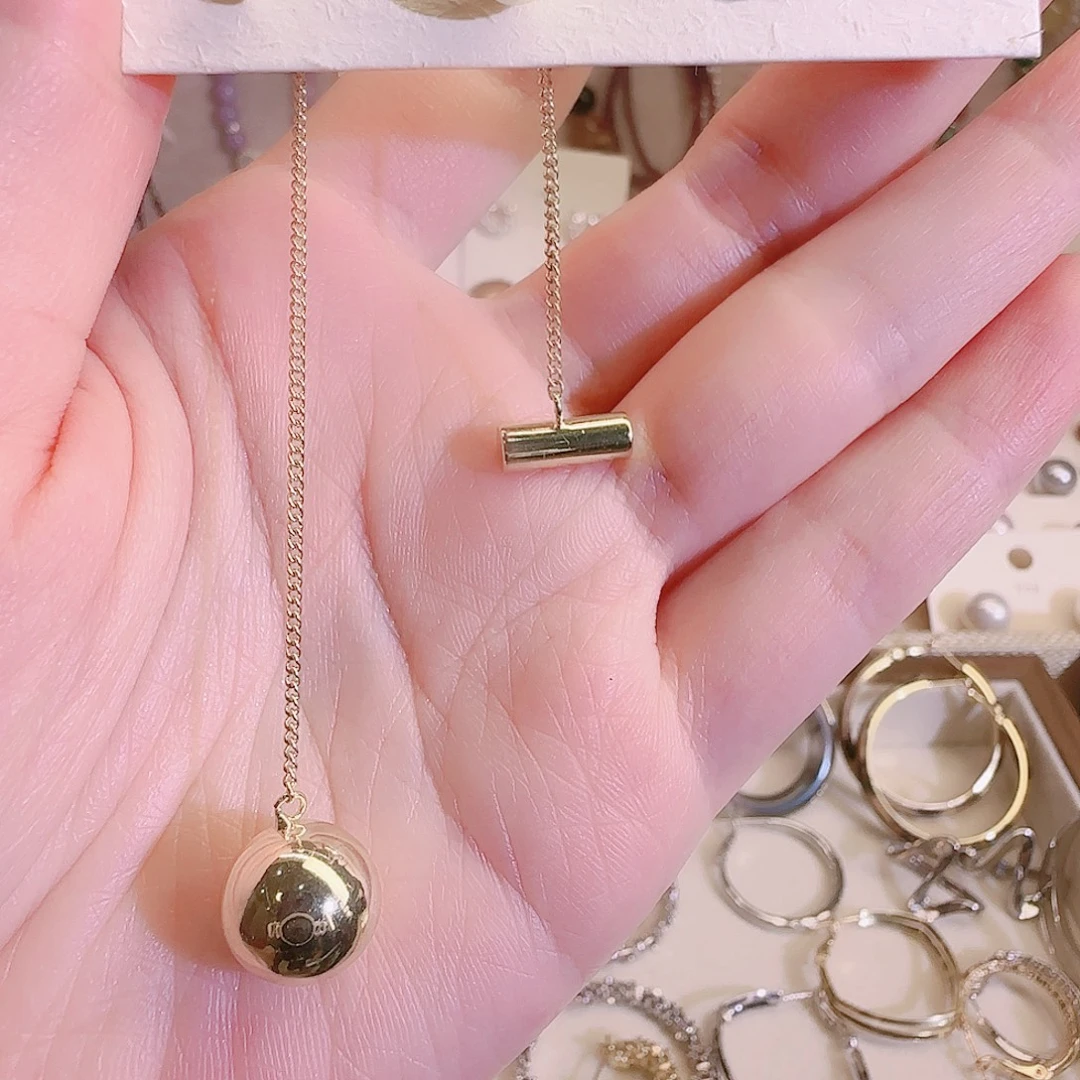 仿珍珠铜合金925银耳钉