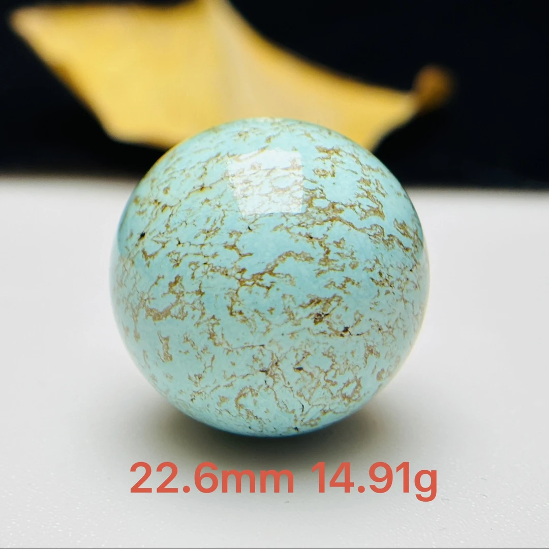 湖北十堰原矿精品高瓷圆珠无优化蓝绿配珠锁骨珠手串配饰火焰纹