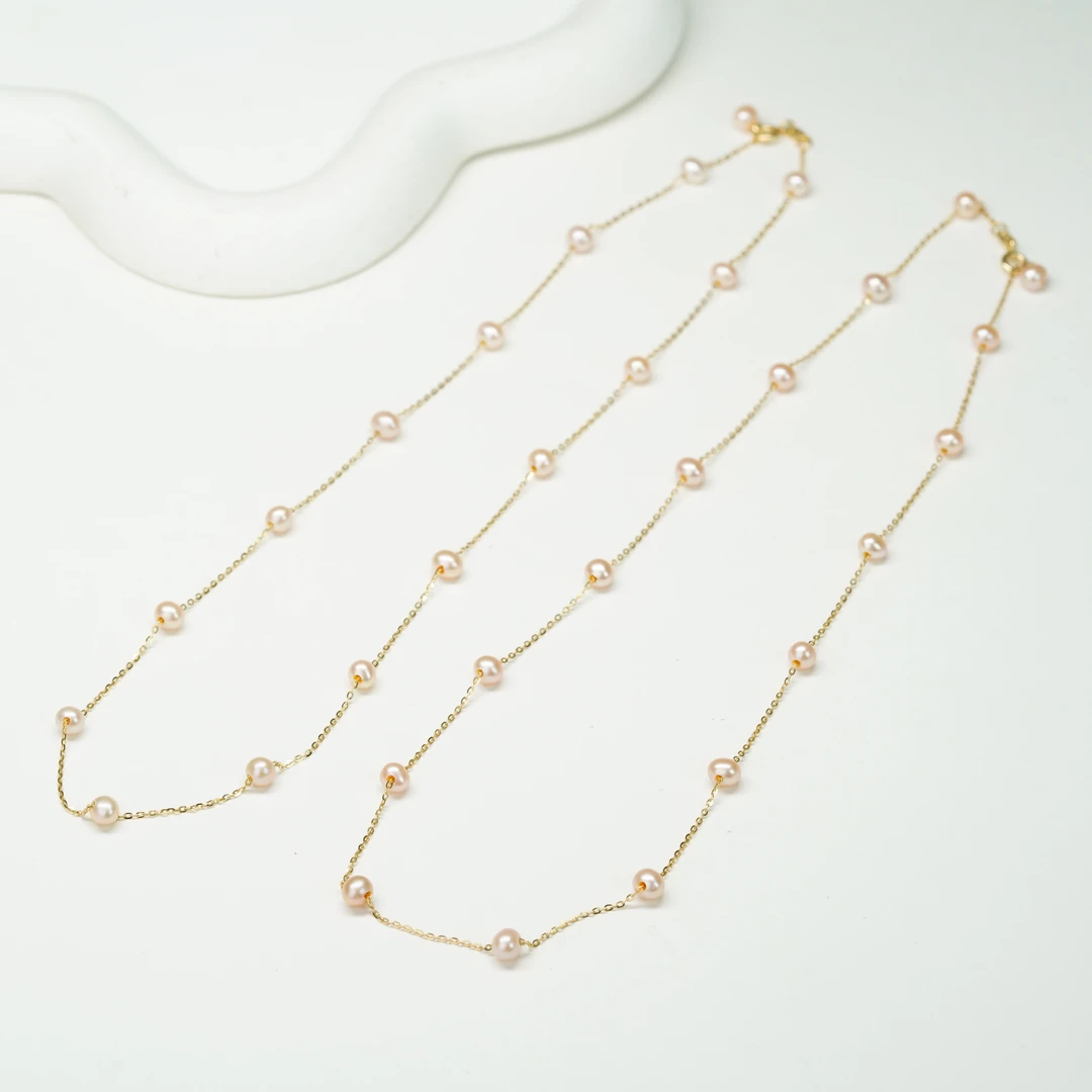 【小北好物】淡水珍珠满天星项链16颗【多样性发一件】QH27X462