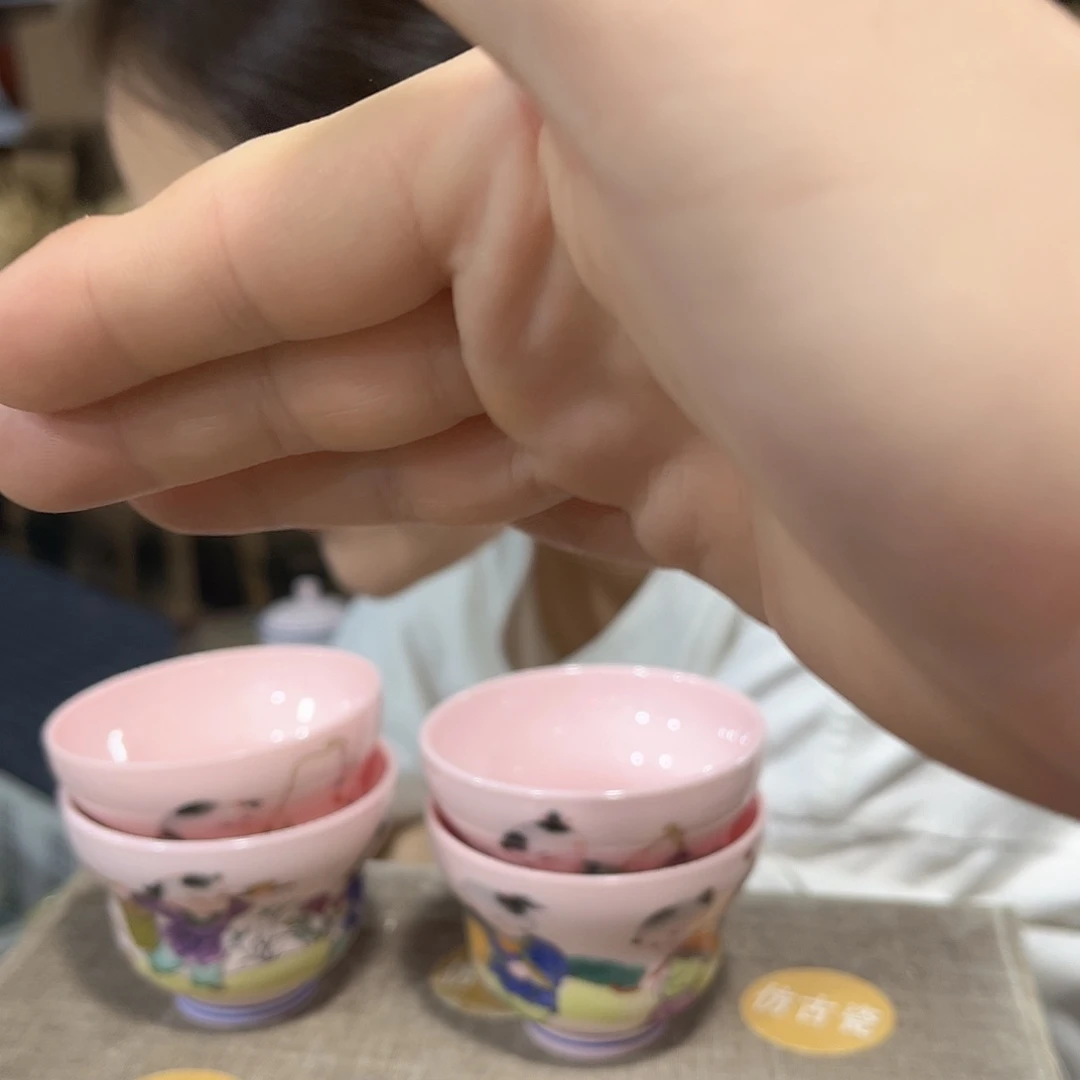 摆件/////景德镇陶瓷瓷器。4个。