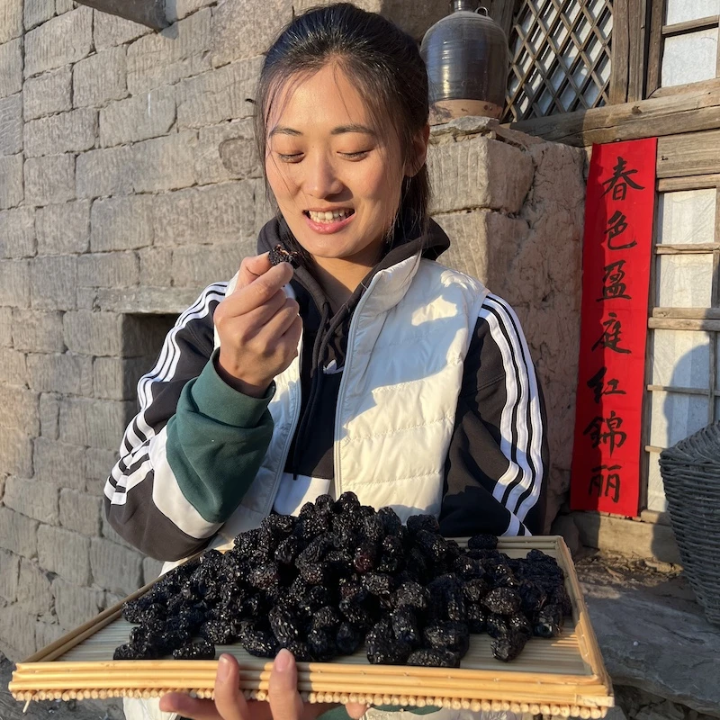 【林】陕北黄河滩【紫晶黑枣】枣香浓郁 休闲健康小零食 老少咸宜