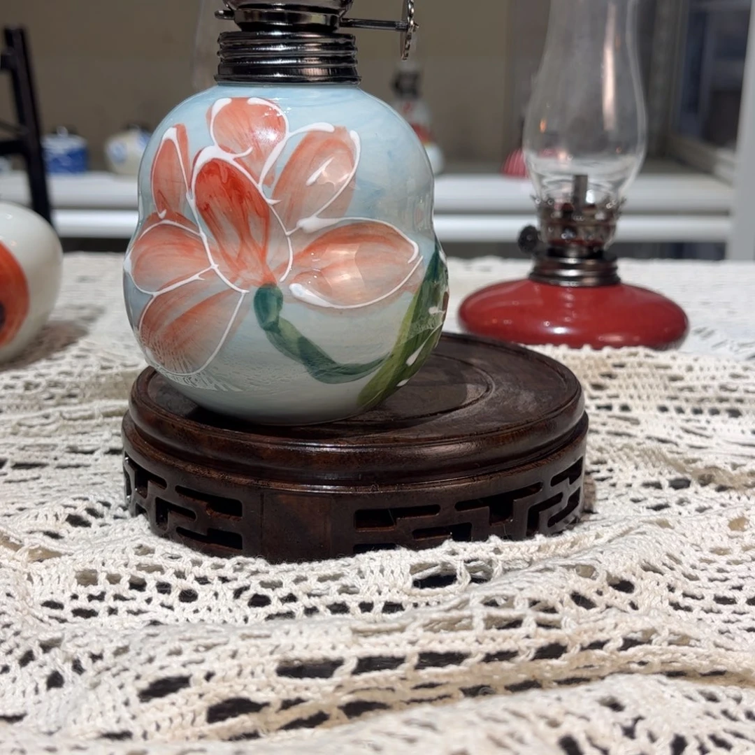 摆件景德镇陶瓷香薰灯