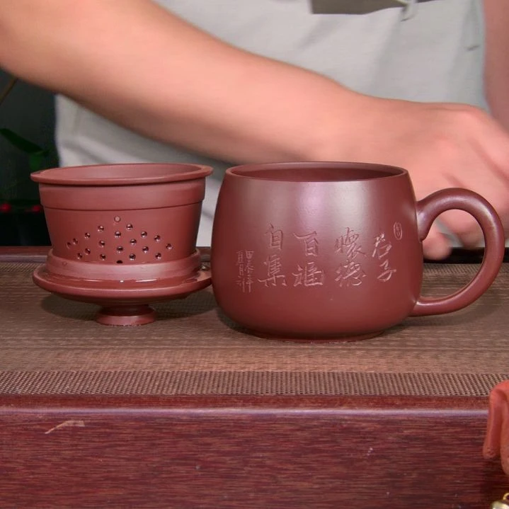 茶杯紫砂高货放漏