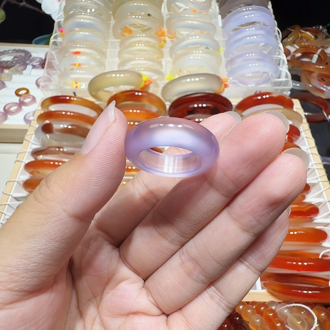 玛瑙/玉髓未镶嵌戒指
