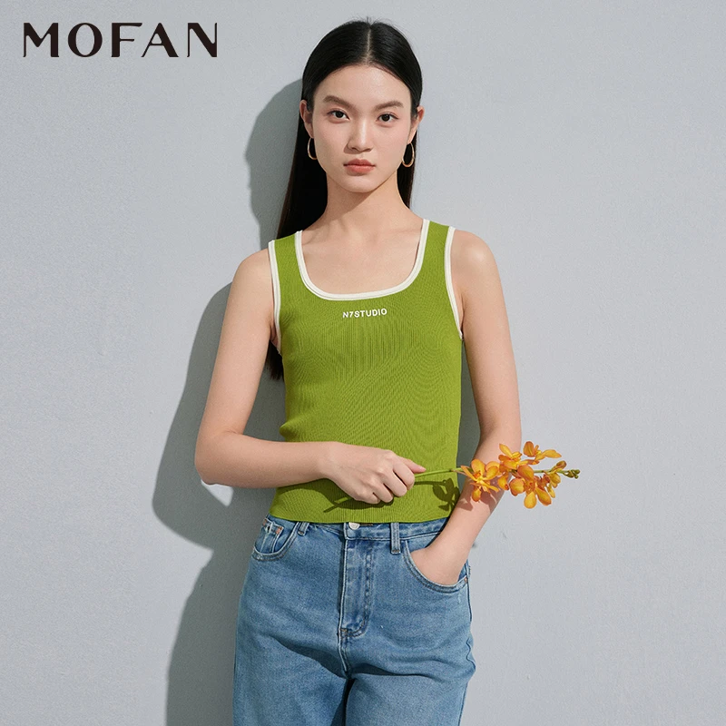 【籽言专属】MOFAN摩凡春新款焦糖色毛针织衫MAZ373647