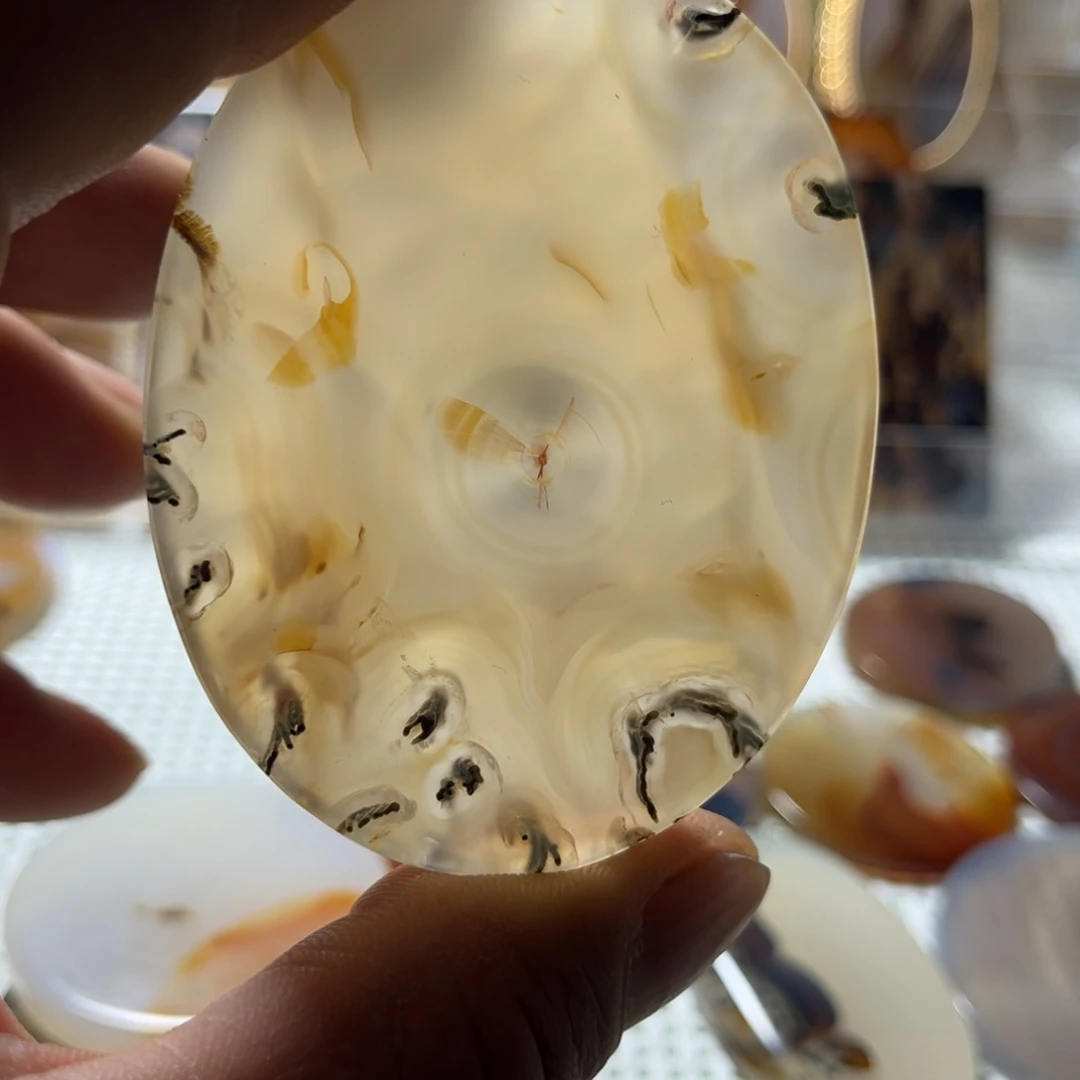 玛瑙/玉髓未镶嵌吊坠(不含链)