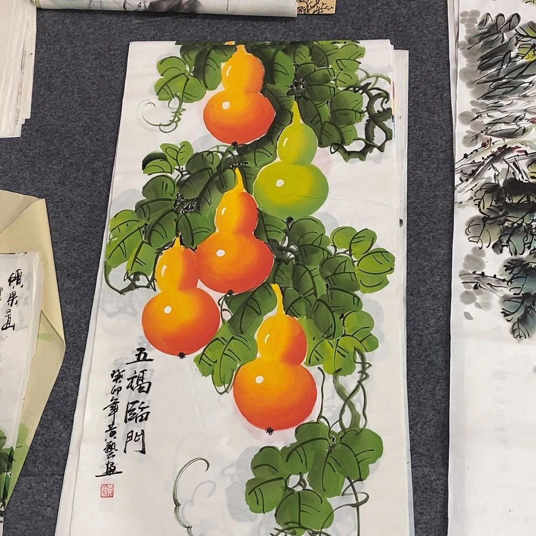 国画画画真的画画