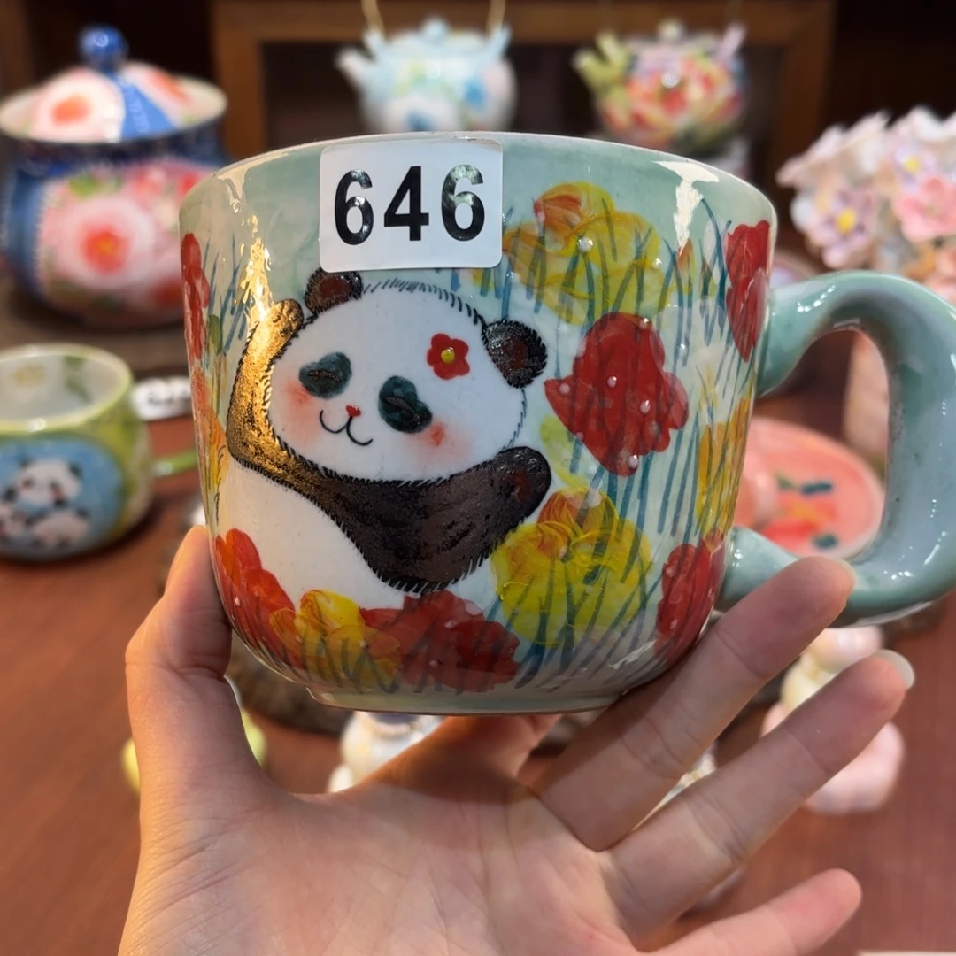 景德镇手绘高温釉下彩陶瓷茶具