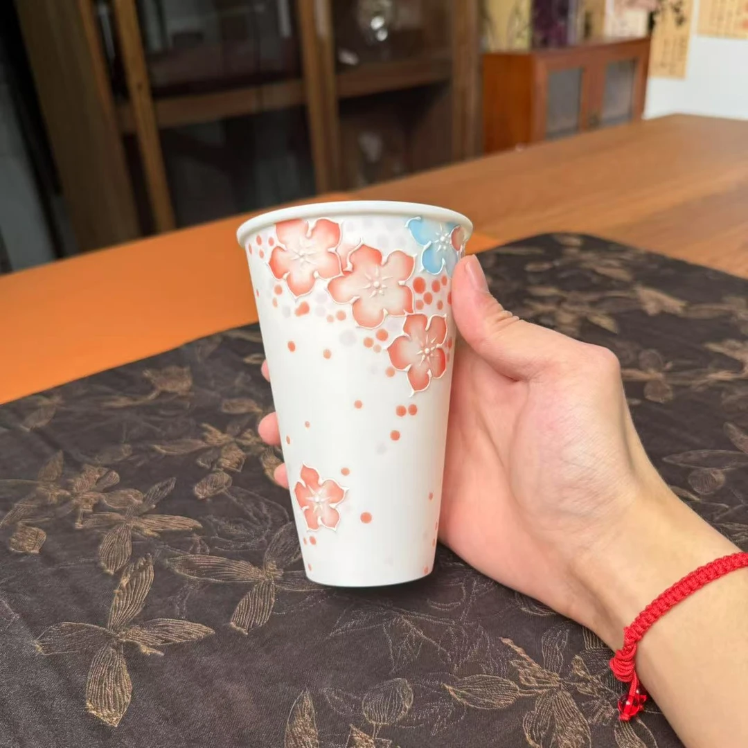 手绘万花可乐杯 1866