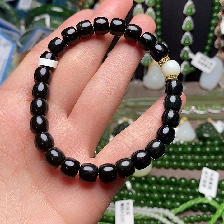 和田玉未镶嵌手链