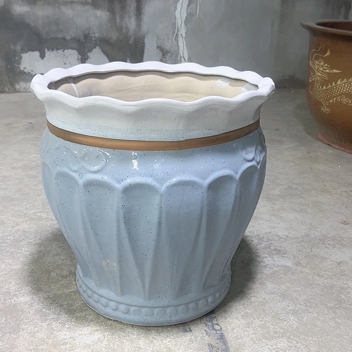 陶瓷花盆特大号两个