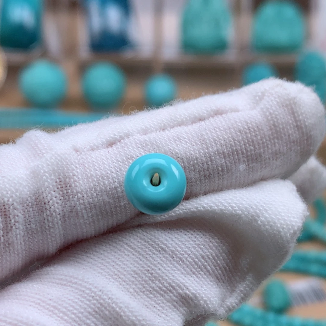绿松石未镶嵌珠宝奇石8.3mm