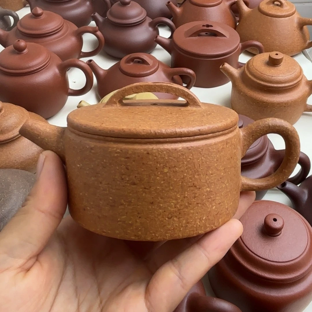茶壶紫砂黄降坡汉瓦150cc