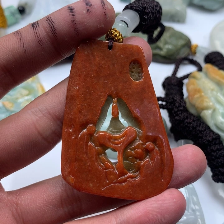 颈饰未镶嵌翡翠保真天然a货翡翠