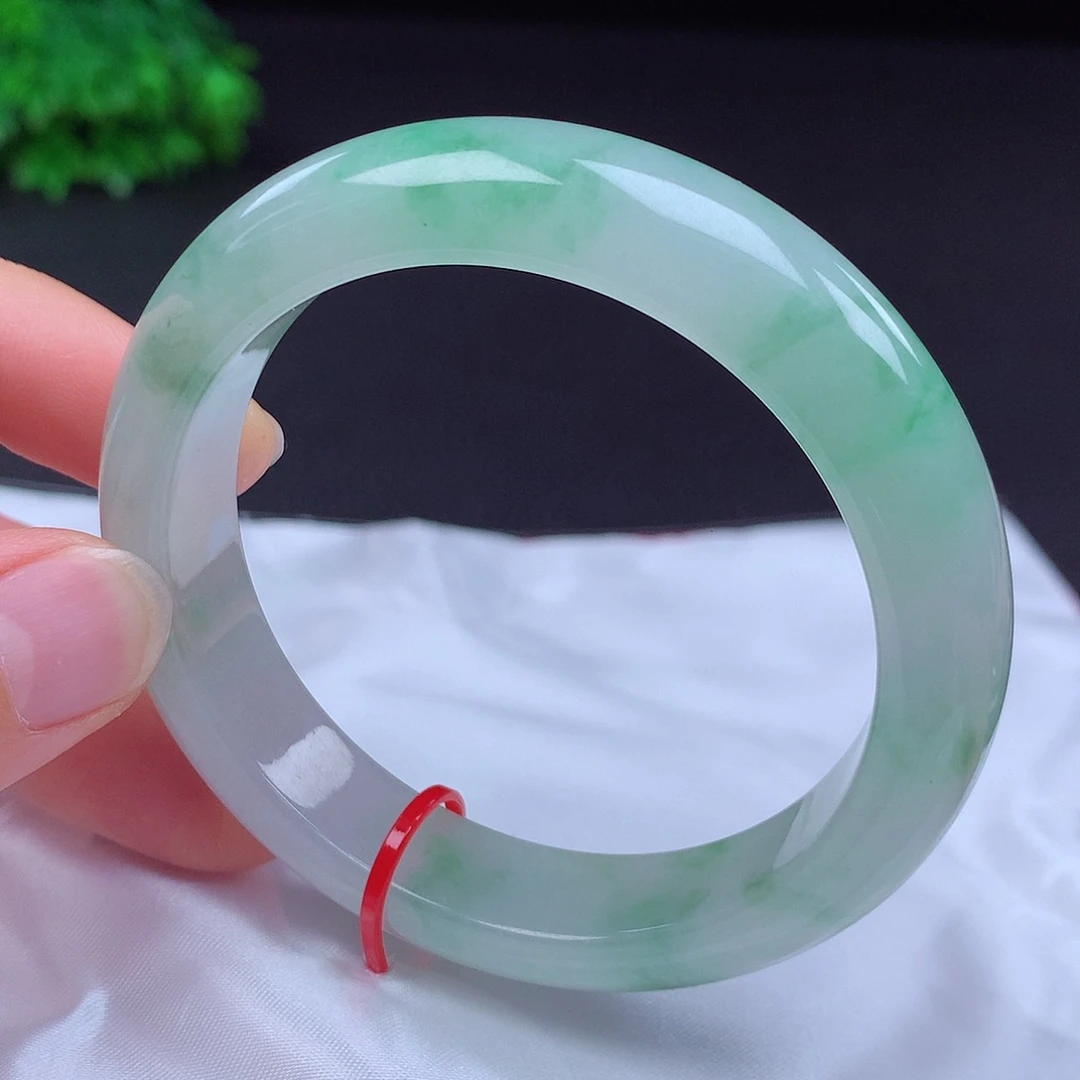 翡翠未镶嵌手镯55圈431213