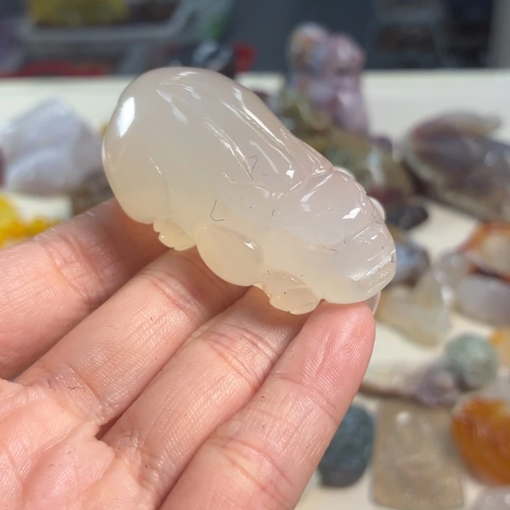 玛瑙/玉髓未镶嵌吊坠(不含链)