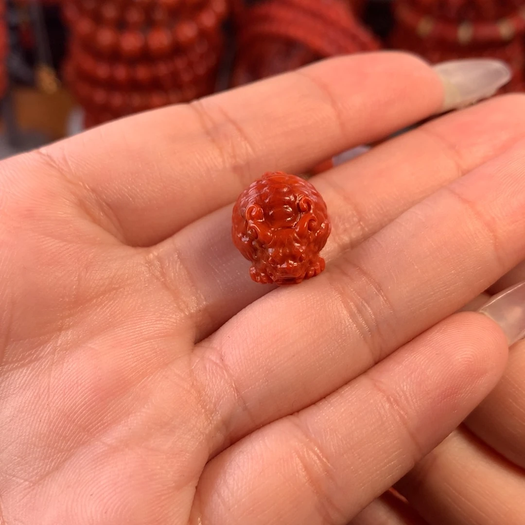 南红玛瑙天然川料瓦西配饰未镶嵌亚*