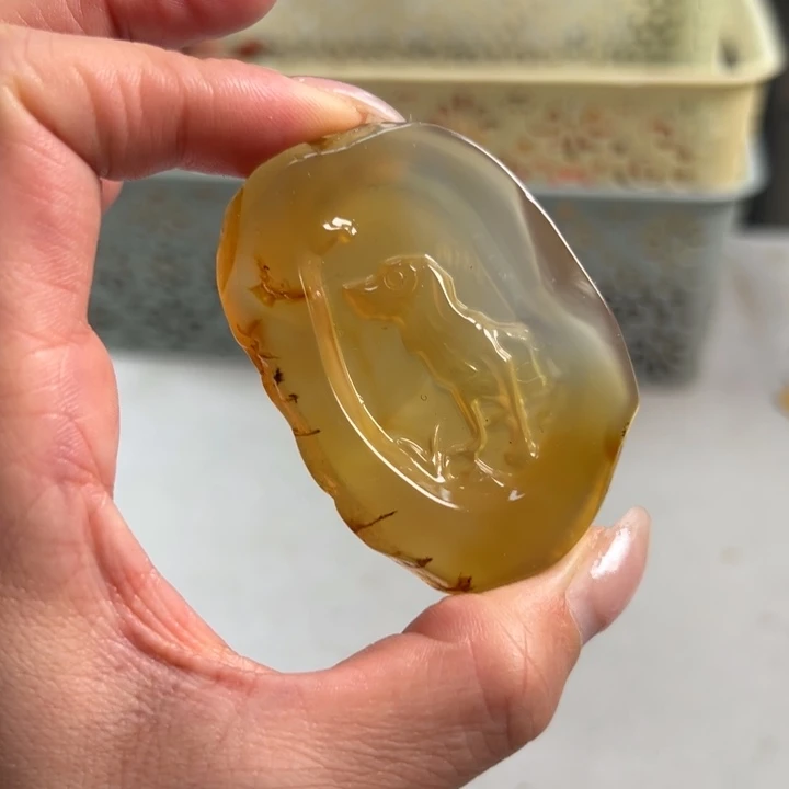 玛瑙/玉髓吊坠(不含链)未镶嵌