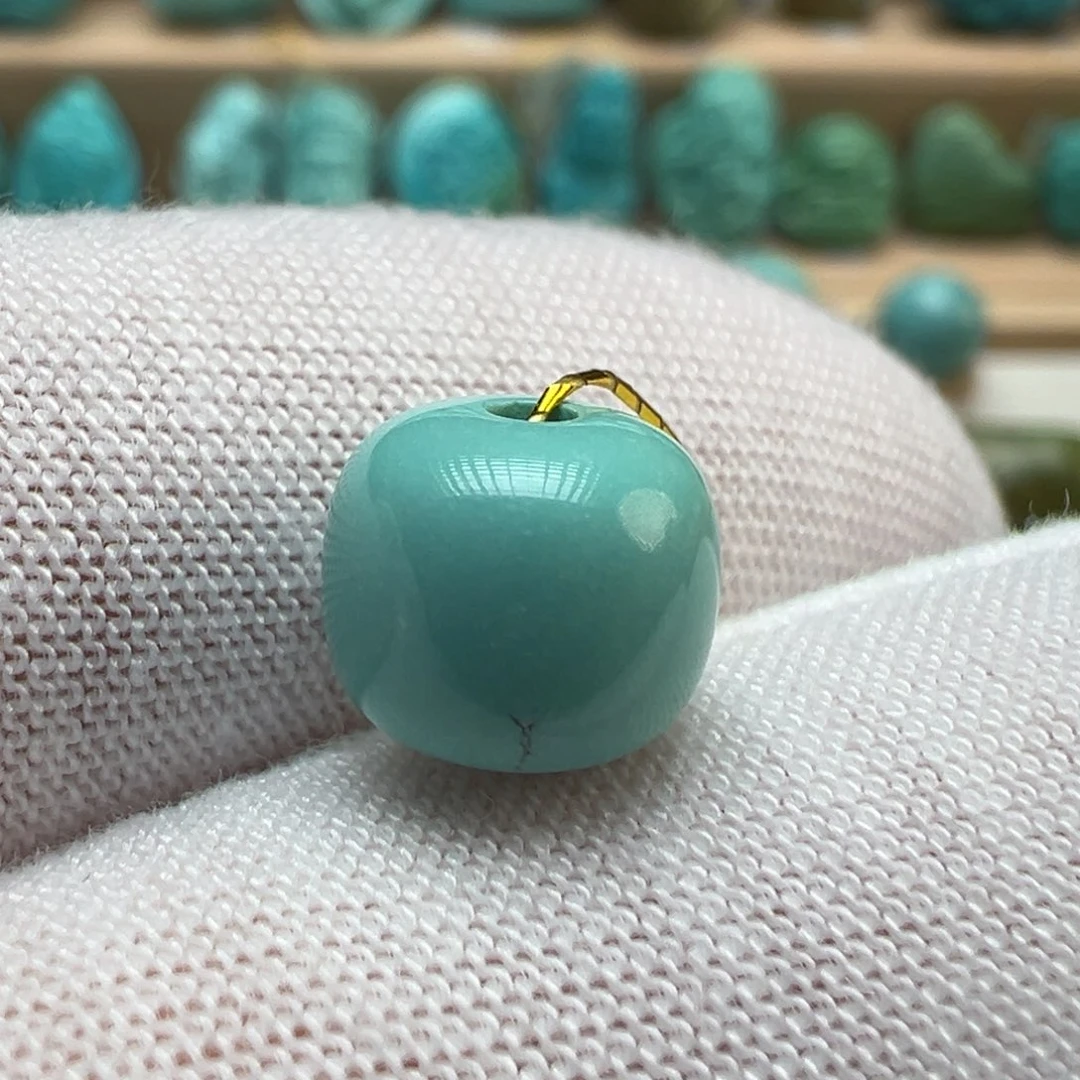 绿松石未镶嵌配饰8.8*7.5