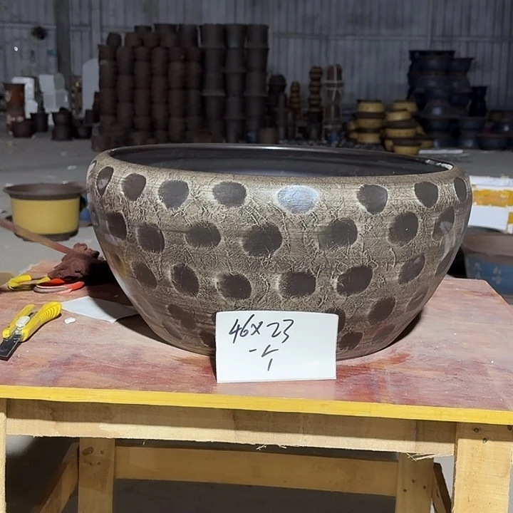 紫砂花盆手工制作55