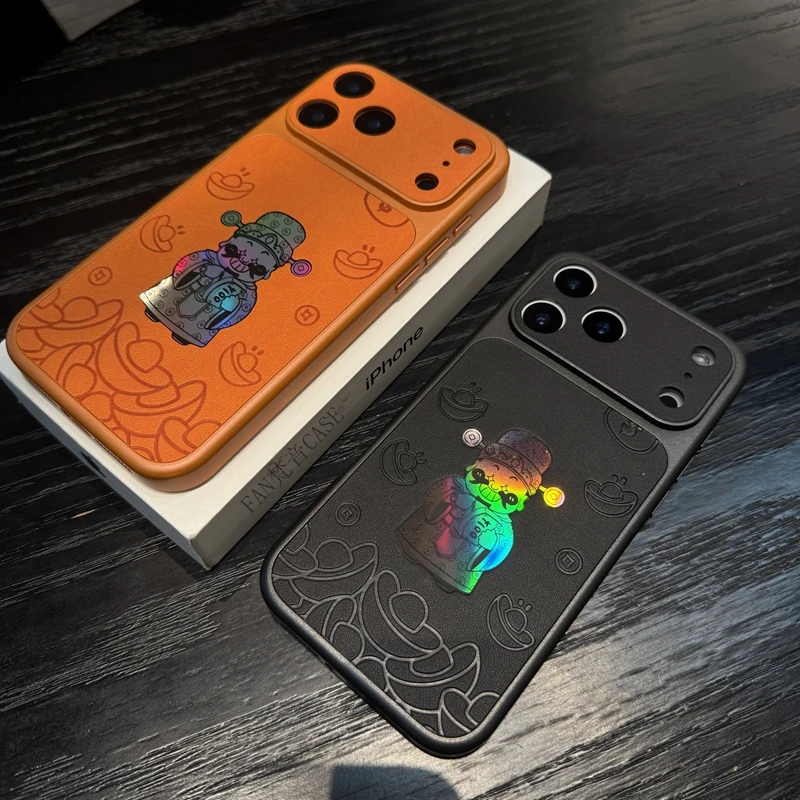 镭射财神爷秒变17promax适用iphone17新款15/16pro全包防摔16新款