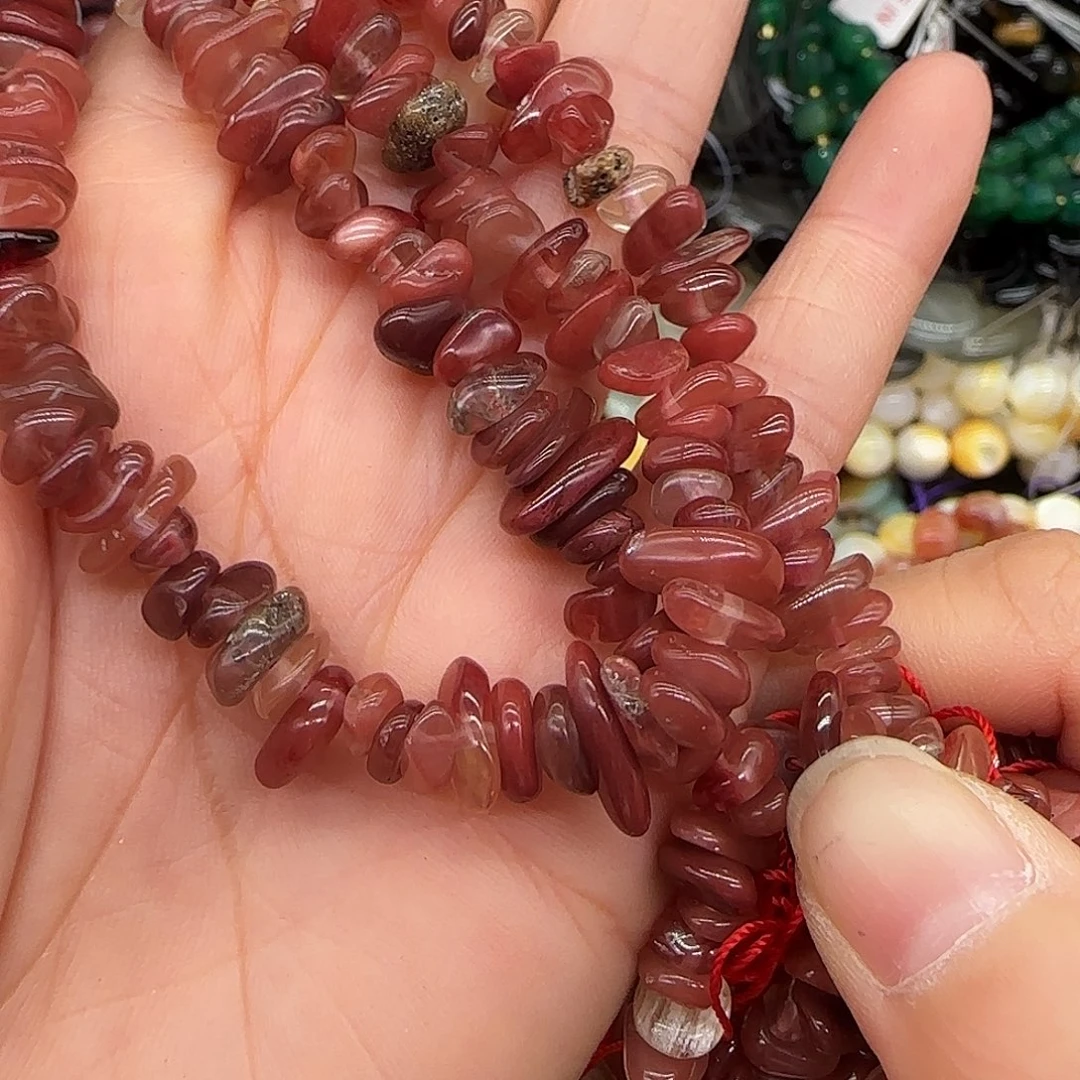 玛瑙/玉髓合金珠宝半成品安德森6-8mm一条