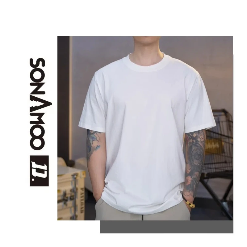 【清货福利】舒爽净版圆领男T恤夏季百搭休闲D18001