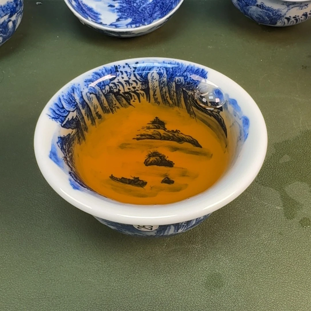陶景德镇纯手绘茶具圆圆257
