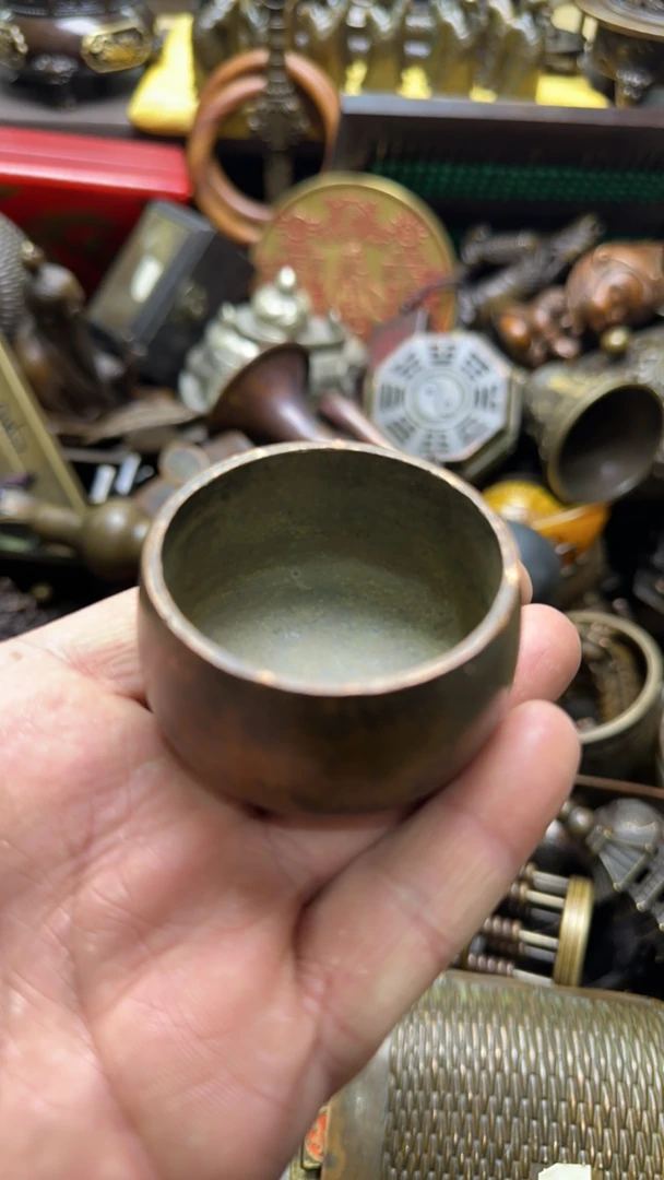 纯铜复古吉祥如意摆件