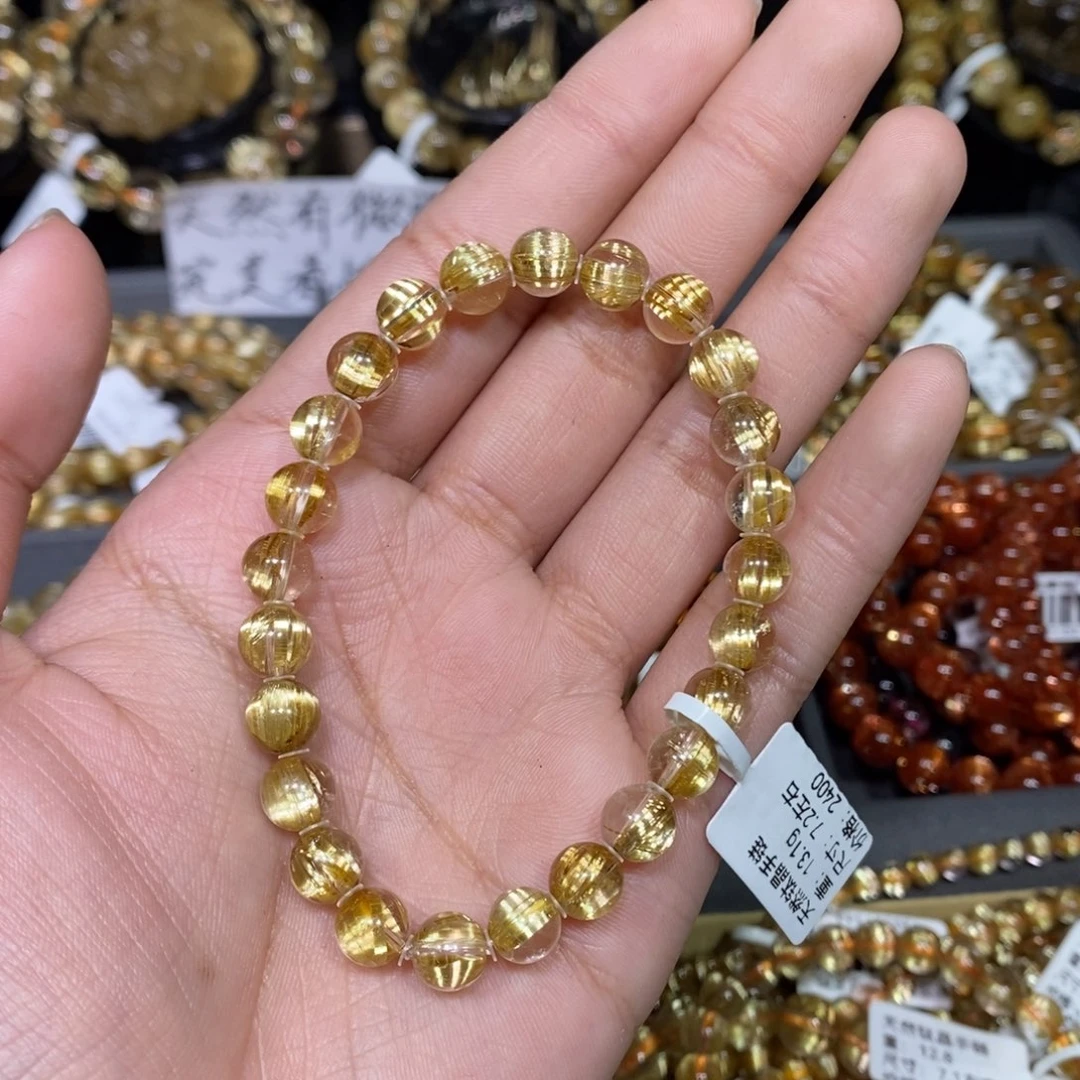 水晶手链未镶嵌?琪