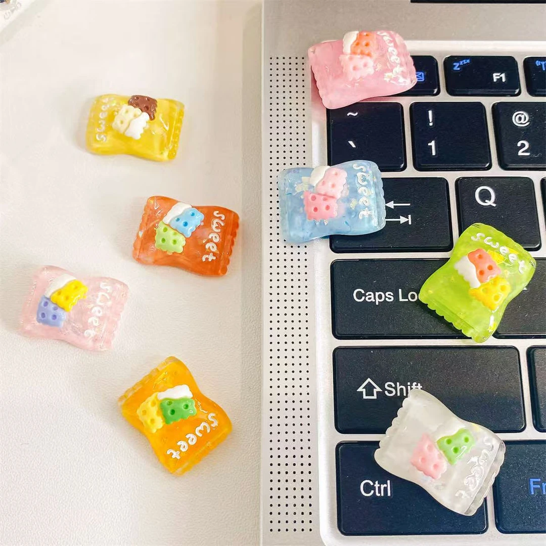 微缩仿真创意DIY配饰糖果饼干 奶油胶手机壳饼干糖果摆件装饰