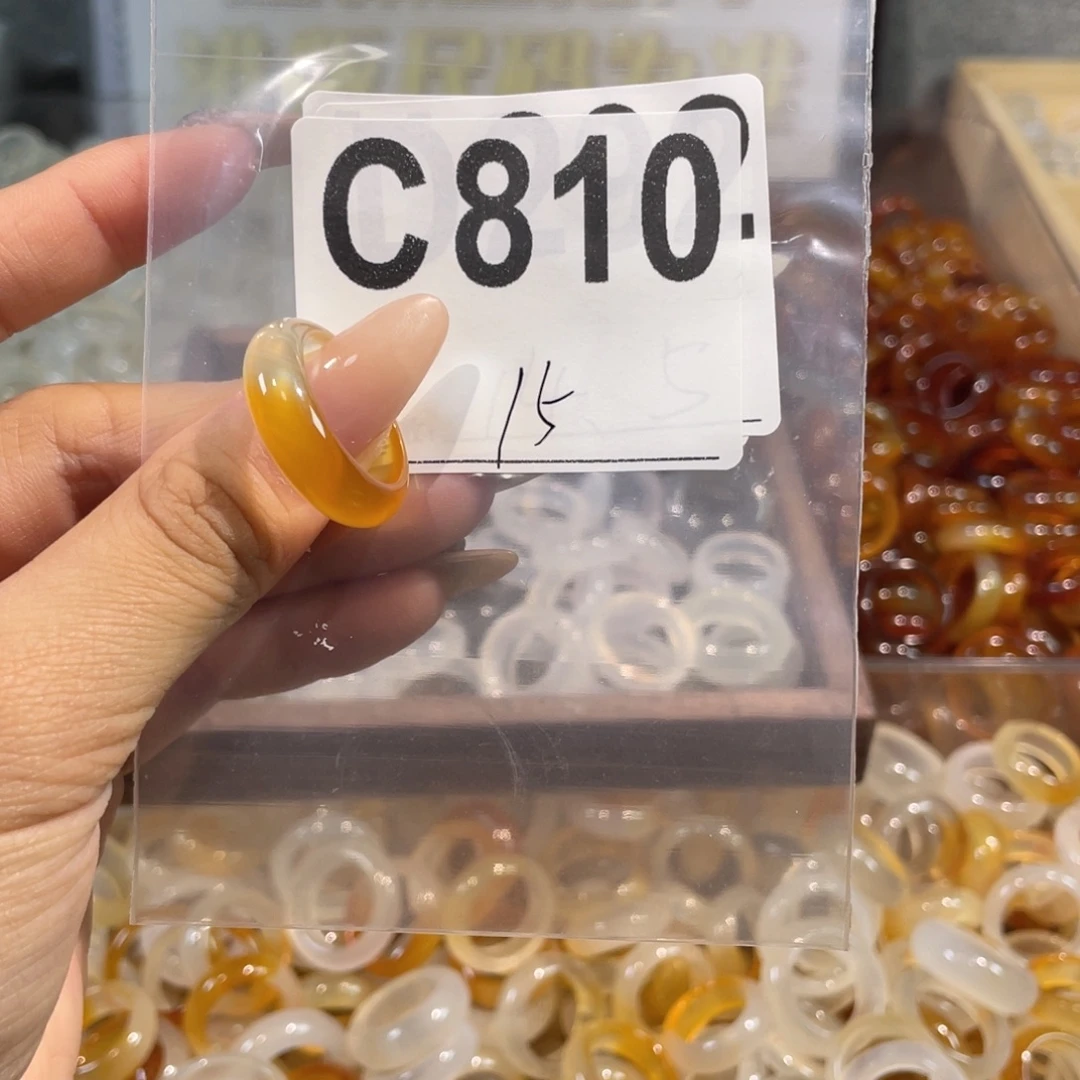 未镶嵌戒指玛瑙/玉髓810