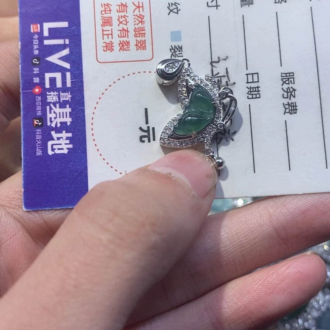 翡翠颈饰未镶嵌翡翠