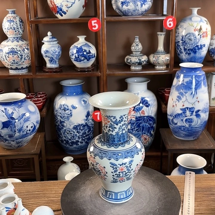 瓷片L****圓景德镇陶瓷赏瓶