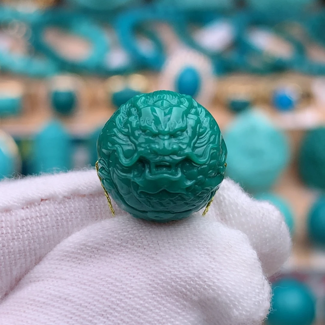 未镶嵌绿松石珠宝奇石一***灰