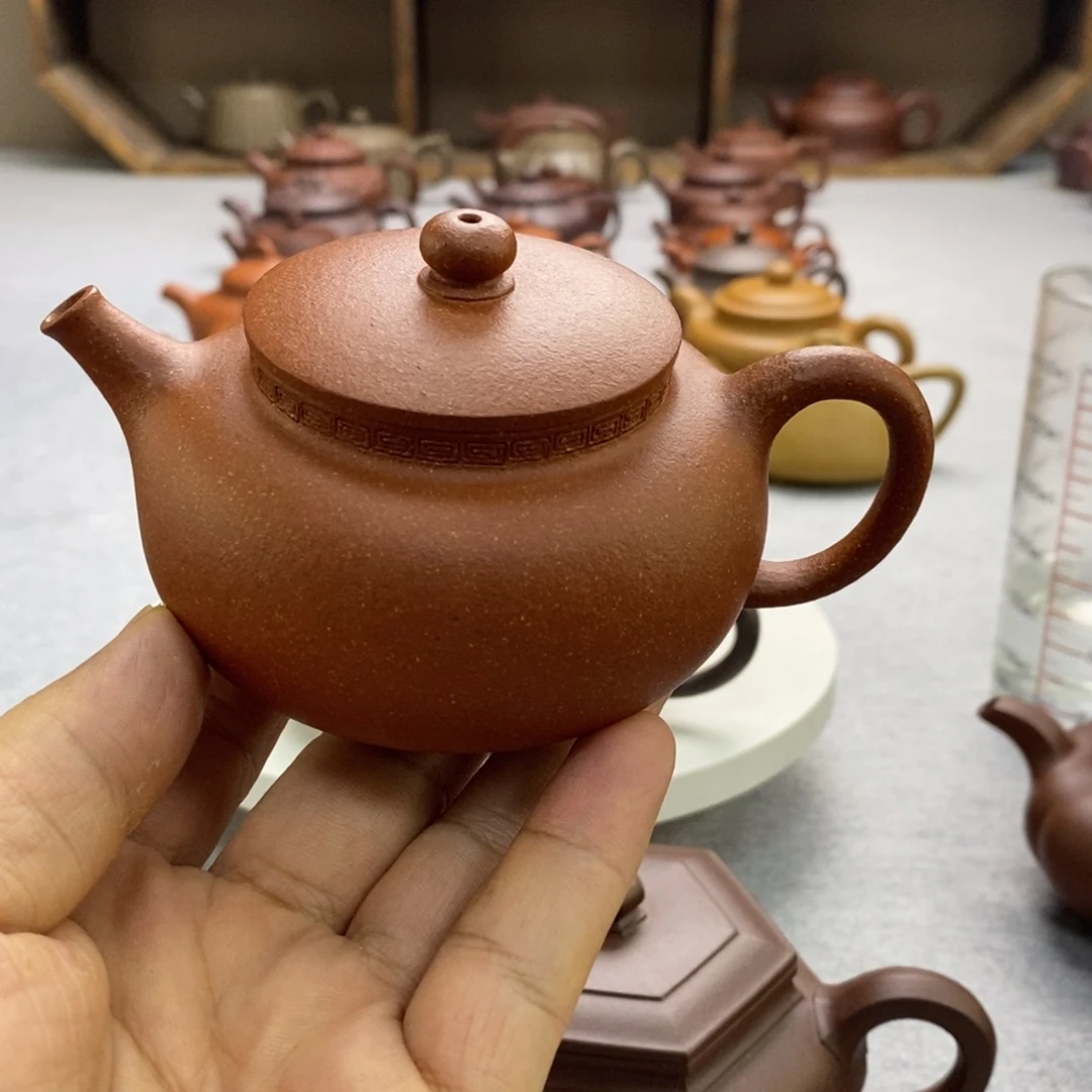 紫砂茶壶降坡泥平安
