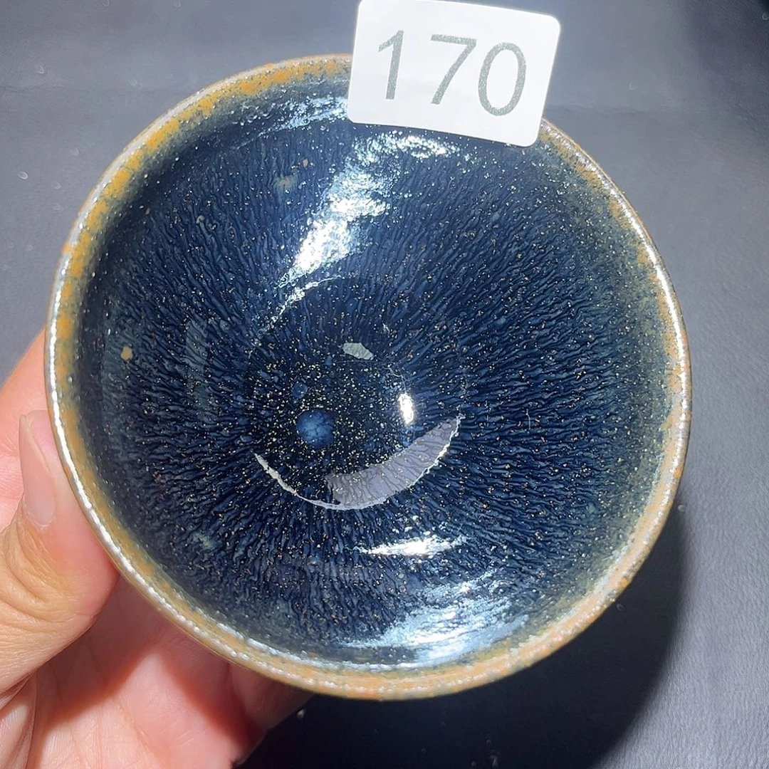 茶盏柴烧建盏主人杯170