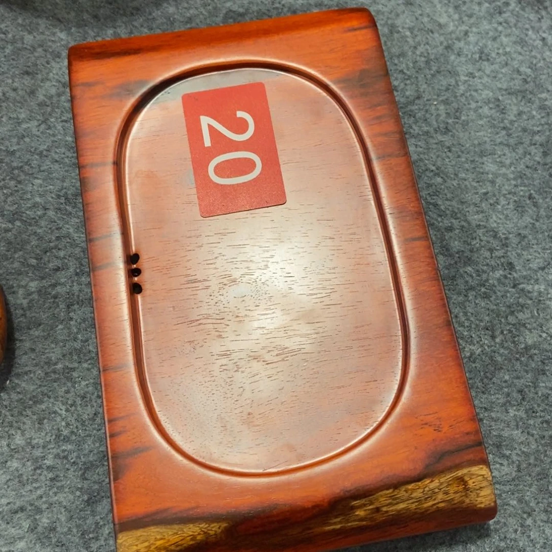 韶****司红花梨随行实木茶盘