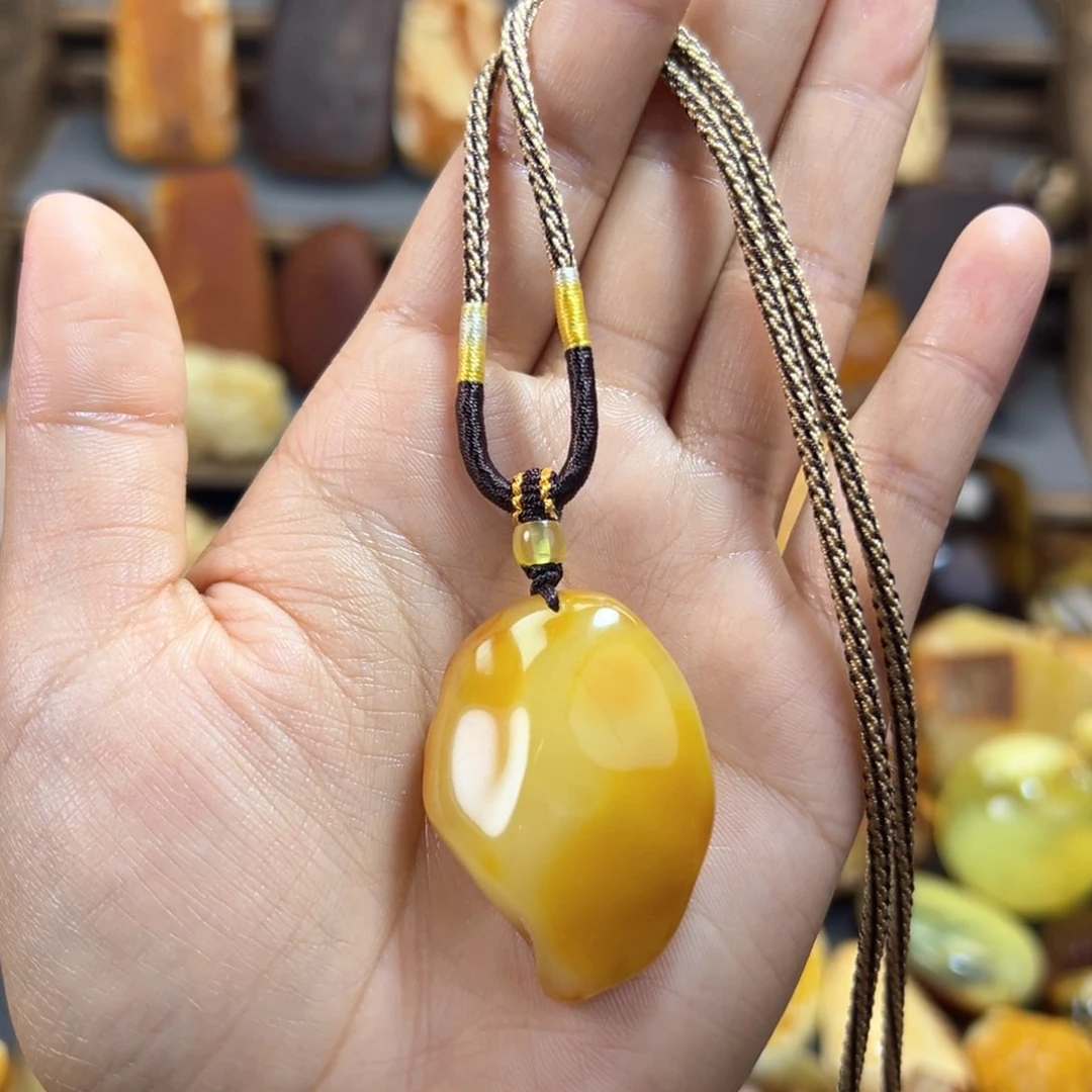 琥珀裸石未镶嵌琥珀蜜蜡