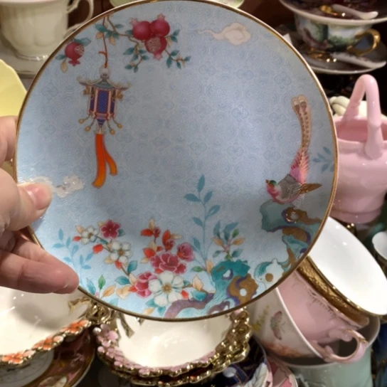 瓷片微瑕陶瓷处理介意请慎拍15厘米