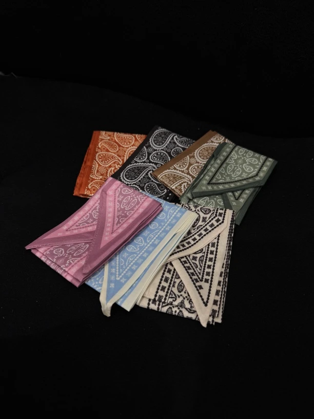 GIFLONA 腰果花复古丝巾