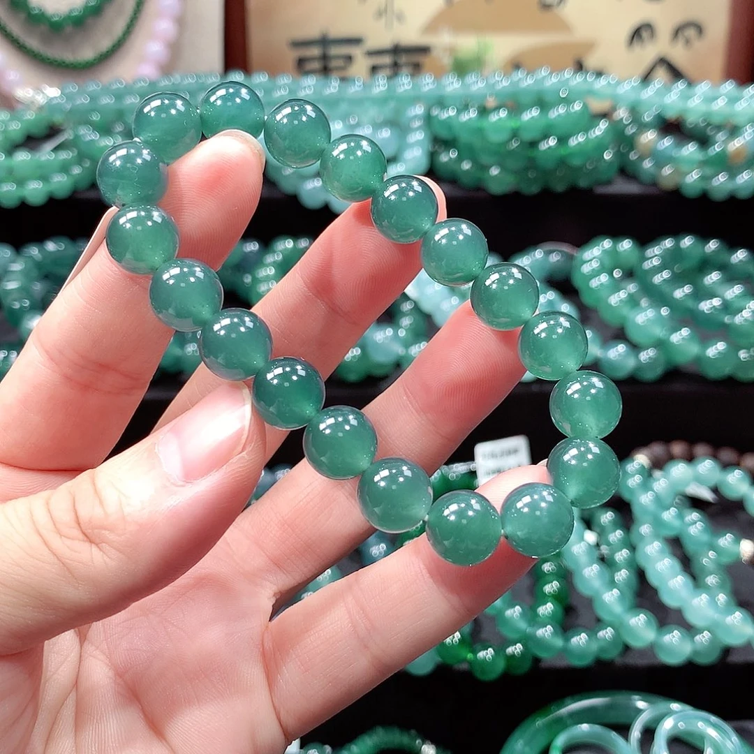 小***楼翡翠未镶嵌手链卡10.5