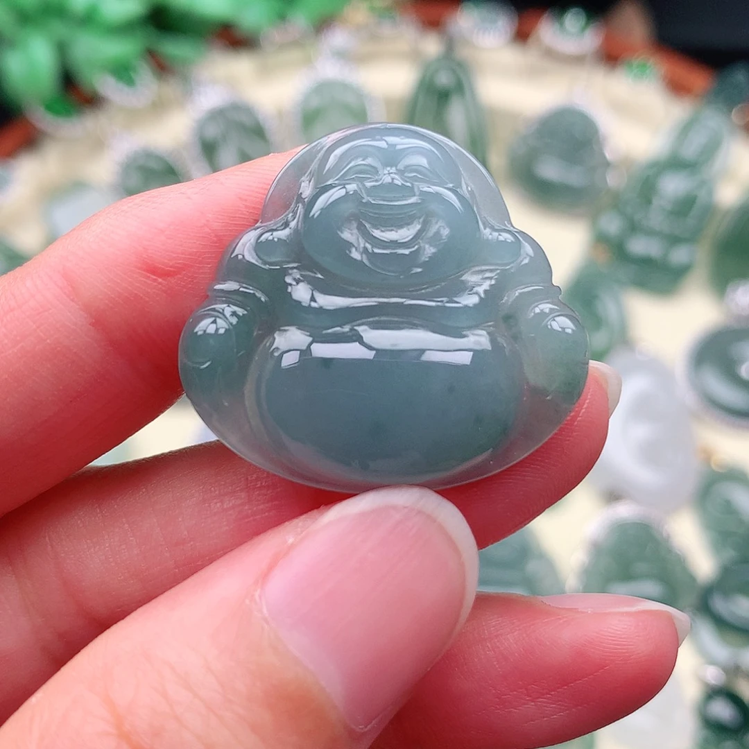 翡翠挂件未镶嵌吊坠