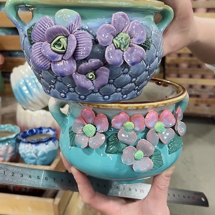 陶瓷陶瓷多肉植物花盆