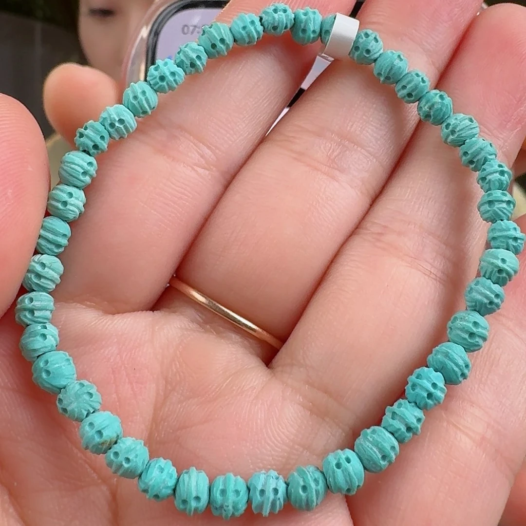 绿松石珠宝奇石未镶嵌