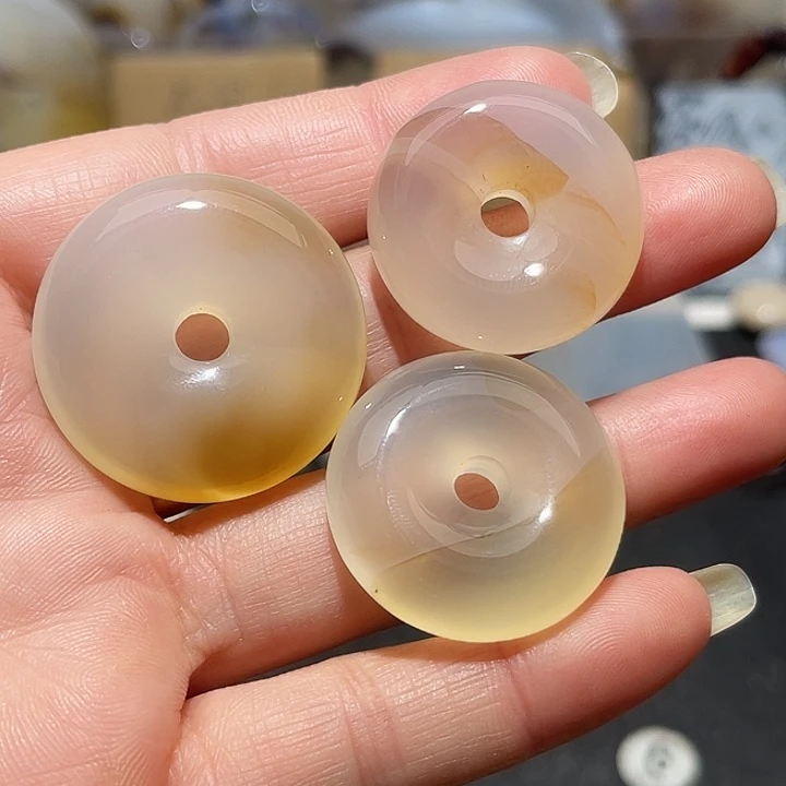 小***偶玛瑙/玉髓未镶嵌吊坠(不含链)