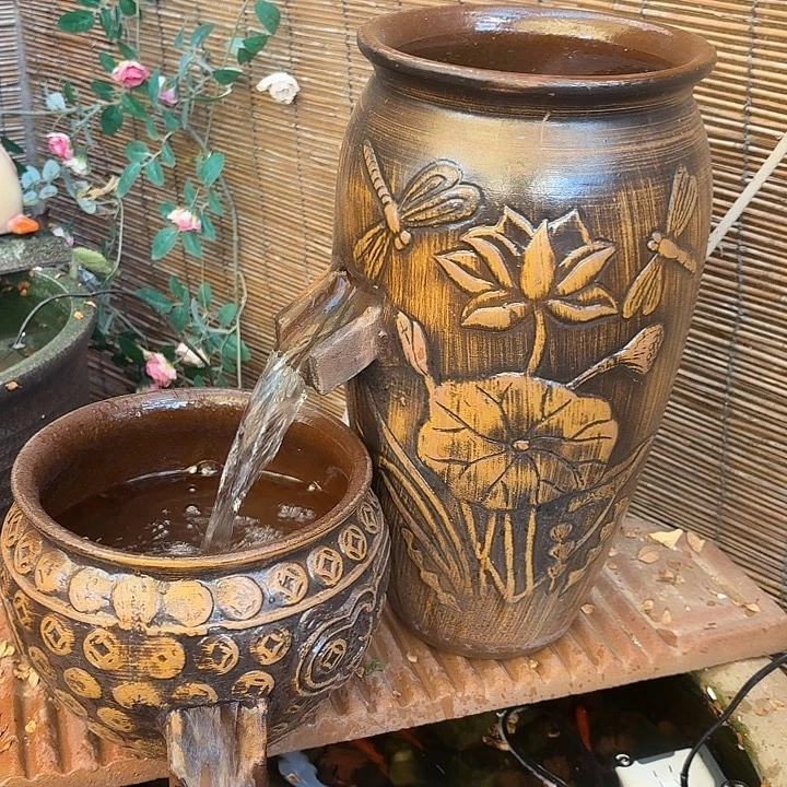 粗陶口径19/39，20/16进水口2.5厘米