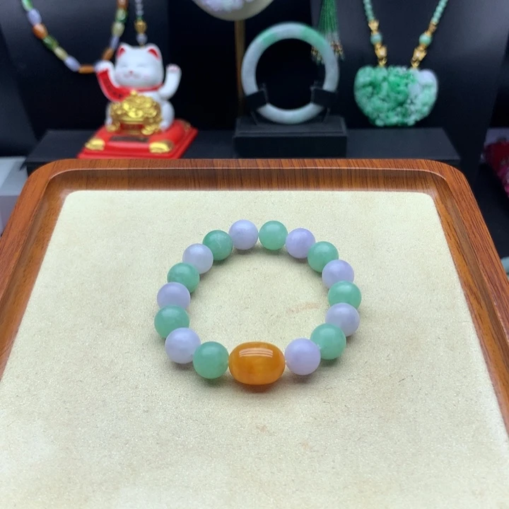 手链翡翠未镶嵌翡翠手串