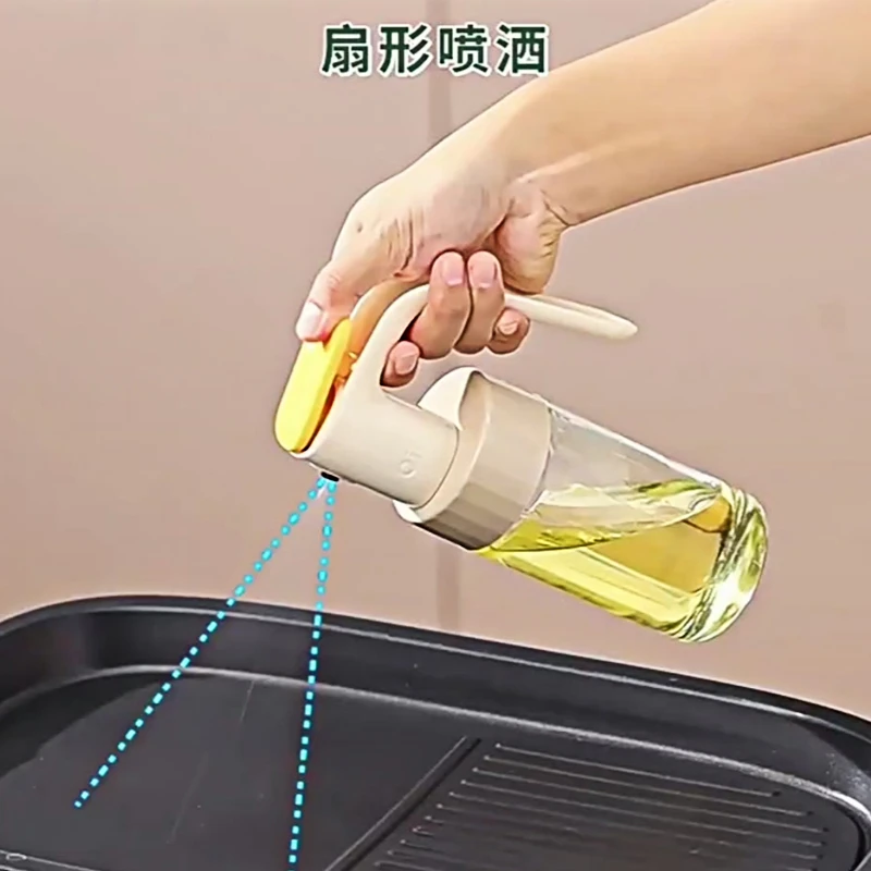 雾化喷油瓶玻璃喷油壶家用厨房空气炸锅食用油喷壶雾状油罐喷雾瓶